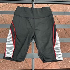 GM FASHION USA black bike shorts